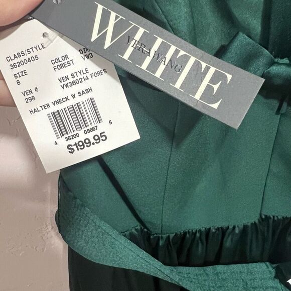 Vera Wang VW360214 Green Halter Formal Dress - Picture 8 of 8